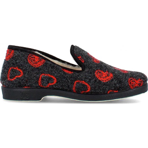 PANTOUFLES COEURS DOCTEUR CUTILLAS 332 NEGRO PANTOUFLES COEURS DOCTEUR CUTILLAS 332 NEGRO