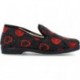 PANTOUFLES COEURS DOCTEUR CUTILLAS 332 NEGRO