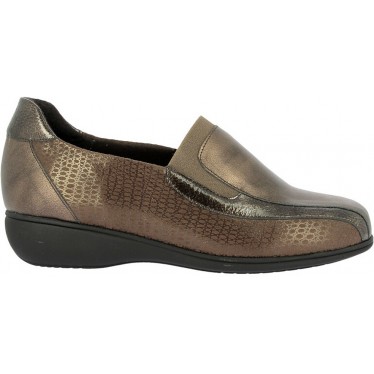 Mocassins femme Doctor Cutillas 53577 Imprimé métallisé MARRON