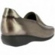Mocassins femme Doctor Cutillas 53577 Imprimé métallisé ANTRACITA