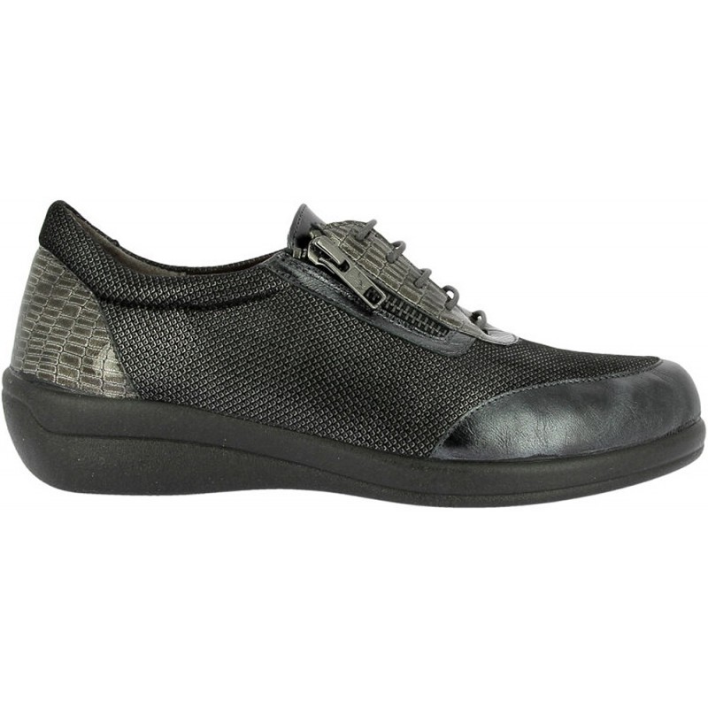 Baskets femme Doctor Cutillas 43528 Fermeture éclair latérale ANTRACITA