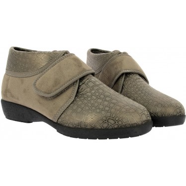 Chausson avec fermeture autocollante DOCTOR CUTILLAS 41616 TAUPE