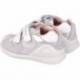 Baskets urbaines pour femmes Biomecanics 252120 BLANCO_PLATA_C313