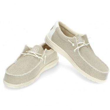 MOCASSINS À TRESSAGE WALLY DUDE OFF_WHITE