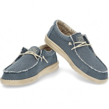 MOCASSINS À TRESSAGE WALLY DUDE BLUE_NIGHT