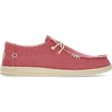 MOCASSINS À TRESSAGE WALLY DUDE RED