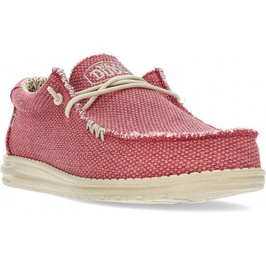 MOCASSINS À TRESSAGE WALLY DUDE RED