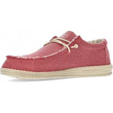 MOCASSINS À TRESSAGE WALLY DUDE RED