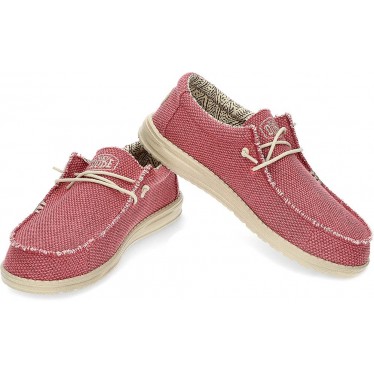 MOCASSINS À TRESSAGE WALLY DUDE RED