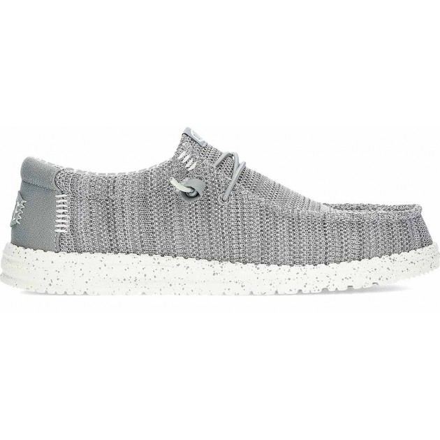 Chaussures HEYDUDE Wally Stretch Sox HD41898 pour hommes GREY Chaussures HEYDUDE Wally Stretch Sox HD41898 pour hommes GREY