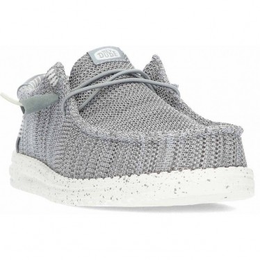 Chaussures HEYDUDE Wally Stretch Sox HD41898 pour hommes GREY
