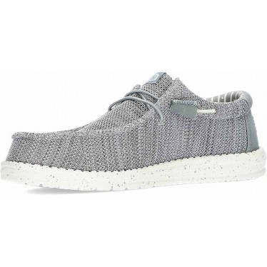 Chaussures HEYDUDE Wally Stretch Sox HD41898 pour hommes GREY