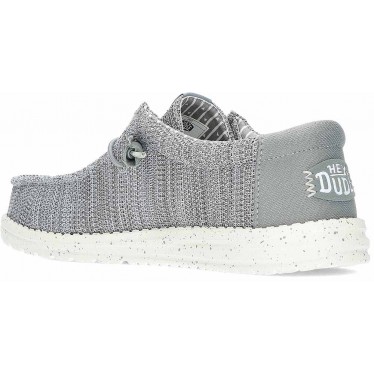 Chaussures HEYDUDE Wally Stretch Sox HD41898 pour hommes GREY