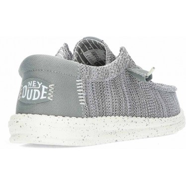Chaussures HEYDUDE Wally Stretch Sox HD41898 pour hommes GREY