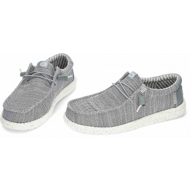 Chaussures HEYDUDE Wally Stretch Sox HD41898 pour hommes GREY