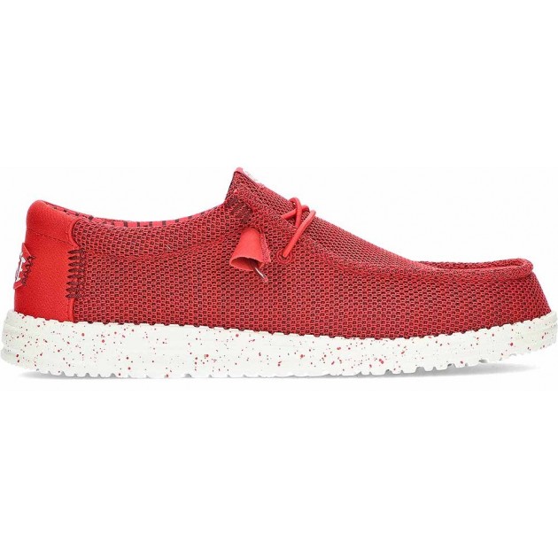 Chaussures HEYDUDE Wally Stretch Sox HD41898 pour hommes RED Chaussures HEYDUDE Wally Stretch Sox HD41898 pour hommes RED
