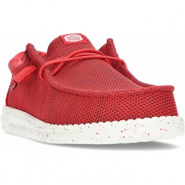 Chaussures HEYDUDE Wally Stretch Sox HD41898 pour hommes RED
