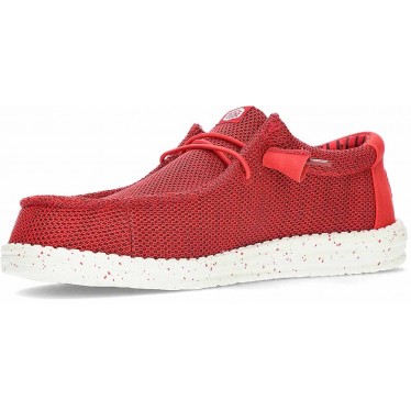 Chaussures HEYDUDE Wally Stretch Sox HD41898 pour hommes RED