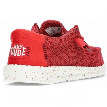 Chaussures HEYDUDE Wally Stretch Sox HD41898 pour hommes RED