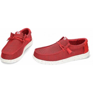 Chaussures HEYDUDE Wally Stretch Sox HD41898 pour hommes RED