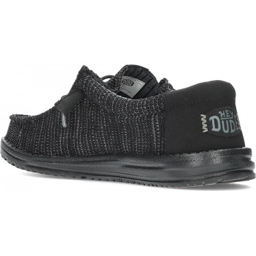 Chaussures HEYDUDE Wally Stretch Sox HD41898 pour hommes BLACK