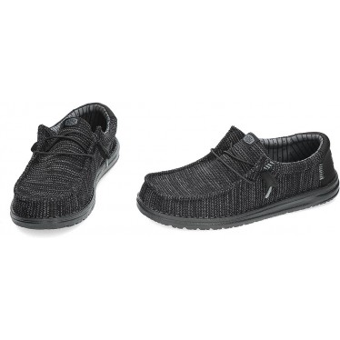 Chaussures HEYDUDE Wally Stretch Sox HD41898 pour hommes BLACK