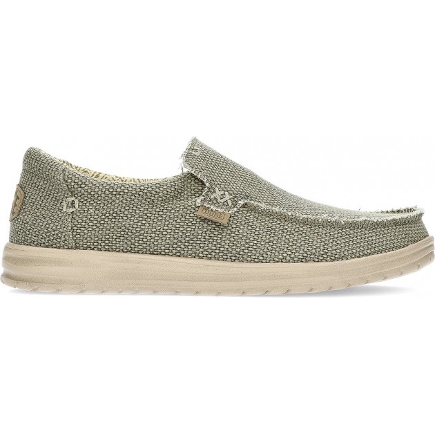 MOCASSINS TRESSÉS DUDE MIKKA ARMY