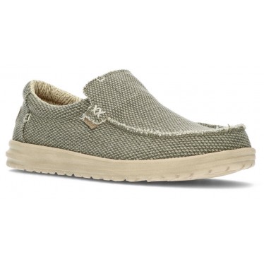 CHAUSSURES TRESSÉES DUDE MIKKA ARMY_GREEN