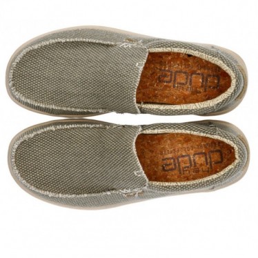 CHAUSSURES TRESSÉES DUDE MIKKA ARMY_GREEN