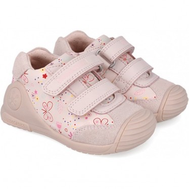 Chaussures de sport pour fille Biomecanics 252100 à imprimé papillon COTTON_A779