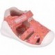 Sandales pour fille Biomecanics 252101 à imprimé papillon CANTALUPE_A833