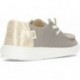 Chaussures pour femmes HEY DUDE Metallic Sparkle HD41082 GOLD