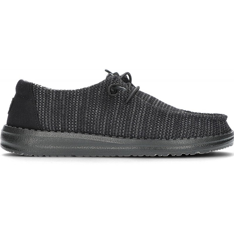 Chaussures pour femmes HEYDUDE Wendy Stretch Sox HD41878 BLACK