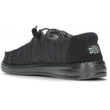Chaussures pour femmes HEYDUDE Wendy Stretch Sox HD41878 BLACK