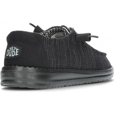 Chaussures pour femmes HEYDUDE Wendy Stretch Sox HD41878 BLACK