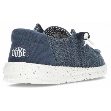 Chaussures pour femmes HEYDUDE Wendy Stretch Sox HD41878 NAVY