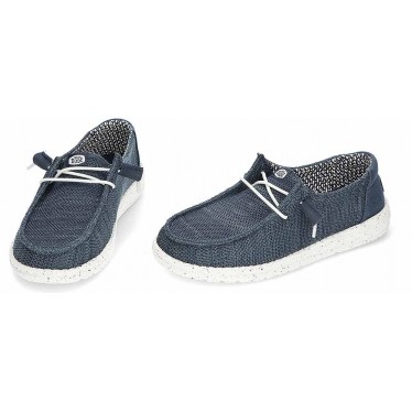 Chaussures pour femmes HEYDUDE Wendy Stretch Sox HD41878 NAVY