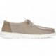 Chaussures pour femmes HEYDUDE Wendy Stretch Sox HD41878 WALNUT