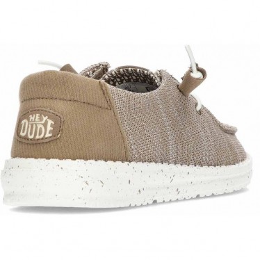 Chaussures pour femmes HEYDUDE Wendy Stretch Sox HD41878 WALNUT