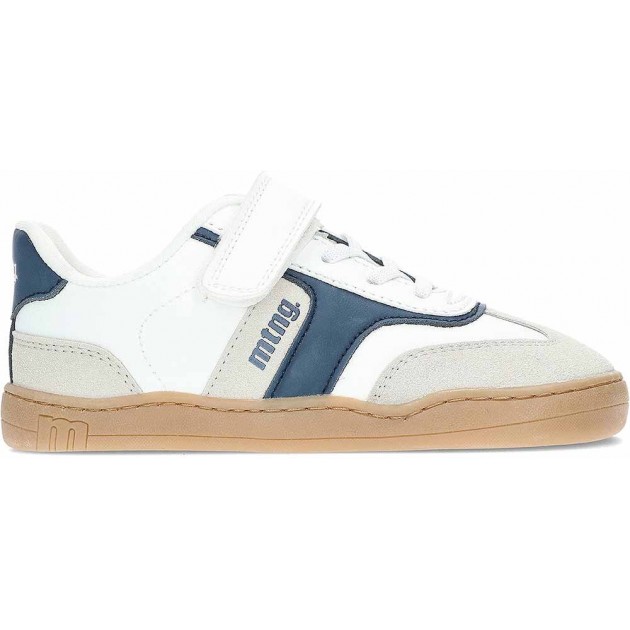 Chaussures pieds nus MTNG Free 48942 pour enfants WHITE_NAVY Chaussures pieds nus MTNG Free 48942 pour enfants WHITE_NAVY