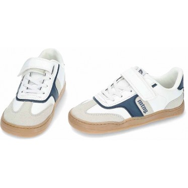 Chaussures pieds nus MTNG Free 48942 pour enfants WHITE_NAVY