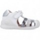 Biomecanics 252104 Sandales décontractées à lanières pour filles BLANCO_PLATA_B313