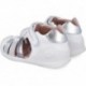 Biomecanics 252104 Sandales décontractées à lanières pour filles BLANCO_PLATA_B313