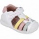Biomecanics 252104 Sandales décontractées à lanières pour filles BLANCO_MULTI_C310