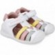 Biomecanics 252104 Sandales décontractées à lanières pour filles BLANCO_MULTI_C310