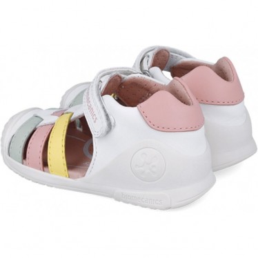 Biomecanics 252104 Sandales décontractées à lanières pour filles BLANCO_MULTI_C310