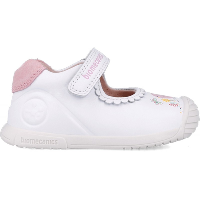 Merceditas pour filles Biomecanics 252105 Jardin BLANCO_B050