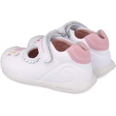 Merceditas pour filles Biomecanics 252105 Jardin BLANCO_B050