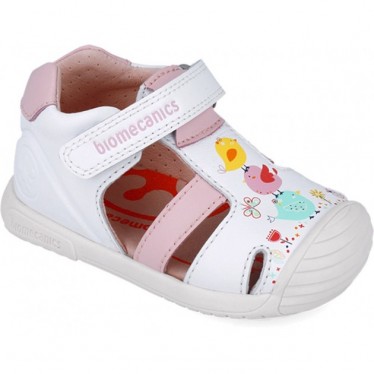 Sandales Biomecanics 252106 Garden pour fille BLANCO_B050