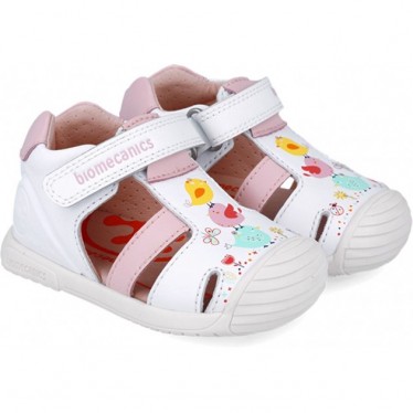 Sandales Biomecanics 252106 Garden pour fille BLANCO_B050